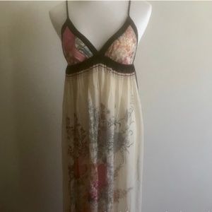 Foley long floral maxi dress